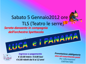 Veglia dell’ Epifania 2014